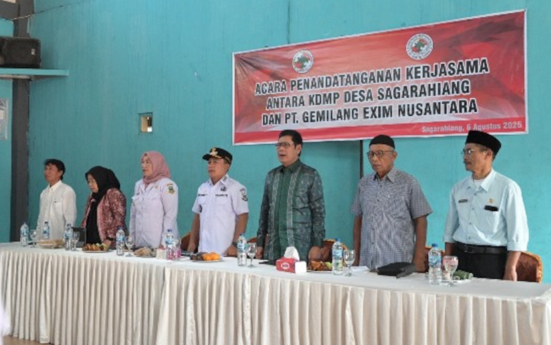 ID 00815: KDMP Sagarahiang Gandeng PT Gemilang Exim Nusantara untuk Putus Rantai Tengkulak dan Buka Akses Ekspor Petani