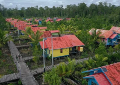 ID 01050: Kampung Kaye Asmat Hadirkan Kampung Pelangi dan Tarik Wisata Kreatif Berbasis Komunitas